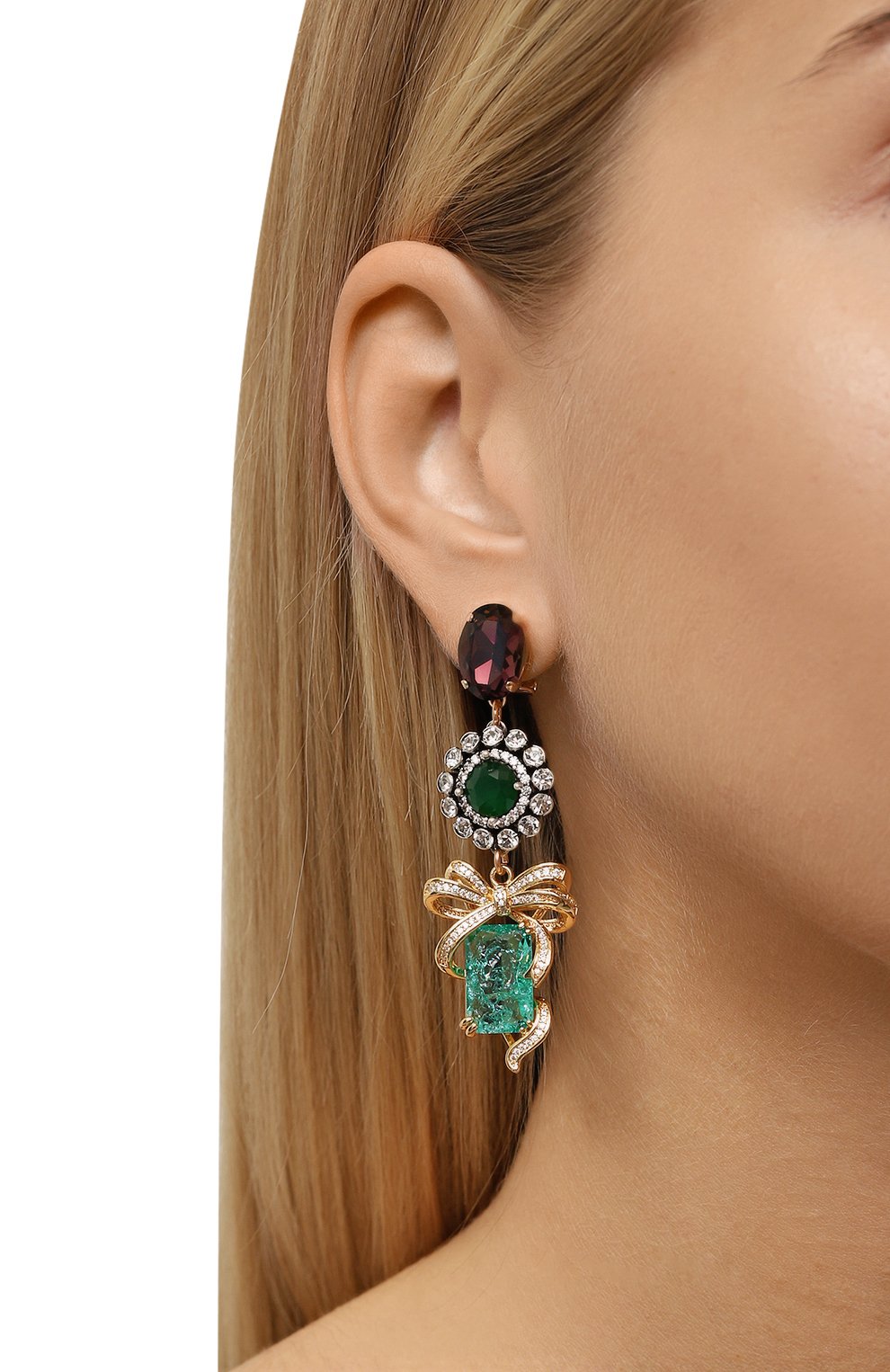 Серьги ANTON HEUNIS разноцветного цвета по цене 22700 руб., арт. ATW3.210, фото 2 Серьги ANTON HEUNIS, арт. ATW3.210, фото 2