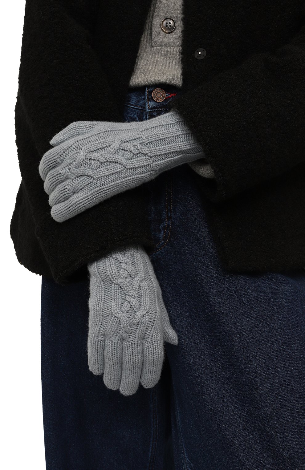 Кашемировые перчатки COLOMBO, арт. GU00078/2-26KI, фото 2