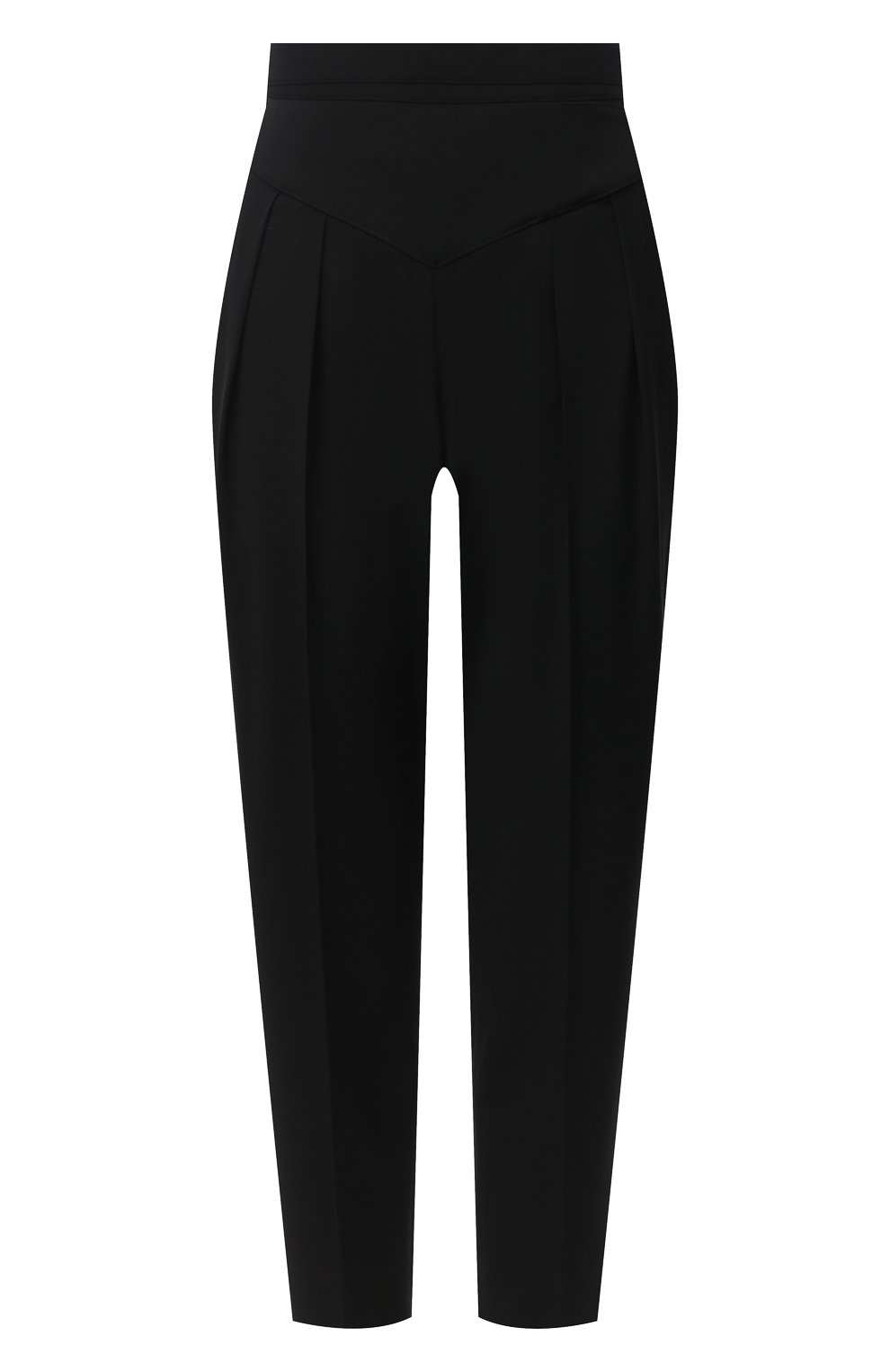 Брюки из вискозы и шерсти REDVALENTINO черного цвета по цене 35700 руб., арт. UR0RBD40/WBP, фото 1 Брюки из вискозы и шерсти REDVALENTINO, арт. UR0RBD40/WBP, фото 1