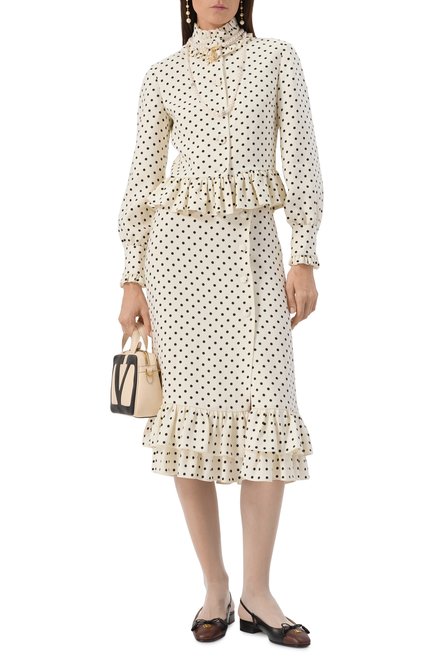 Женская юбка из вискозы VALENTINO, арт. 6B0RADC1/98S