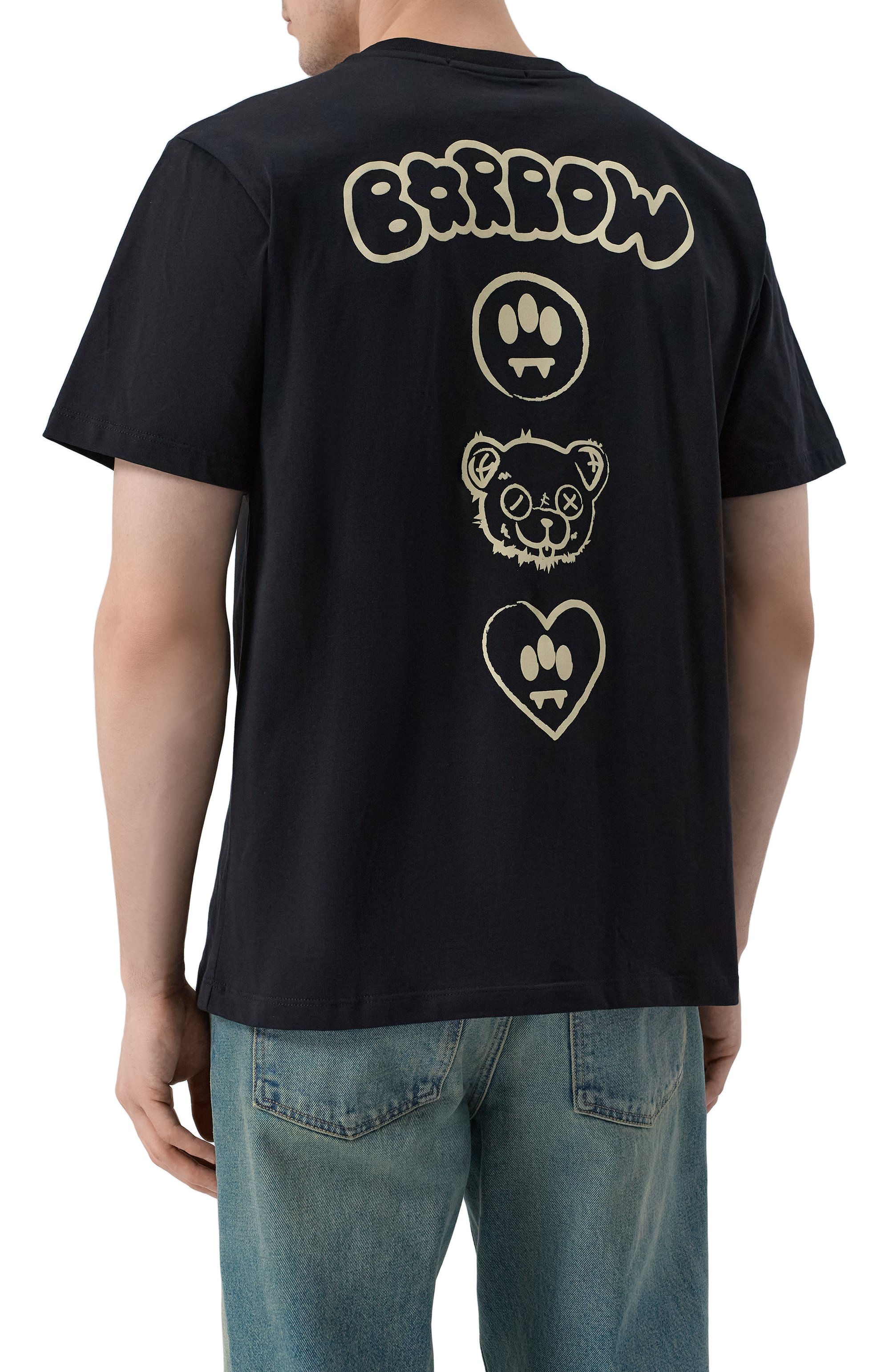 Хлопковая футболка BARROW, арт. S5BWMATH159, фото 4