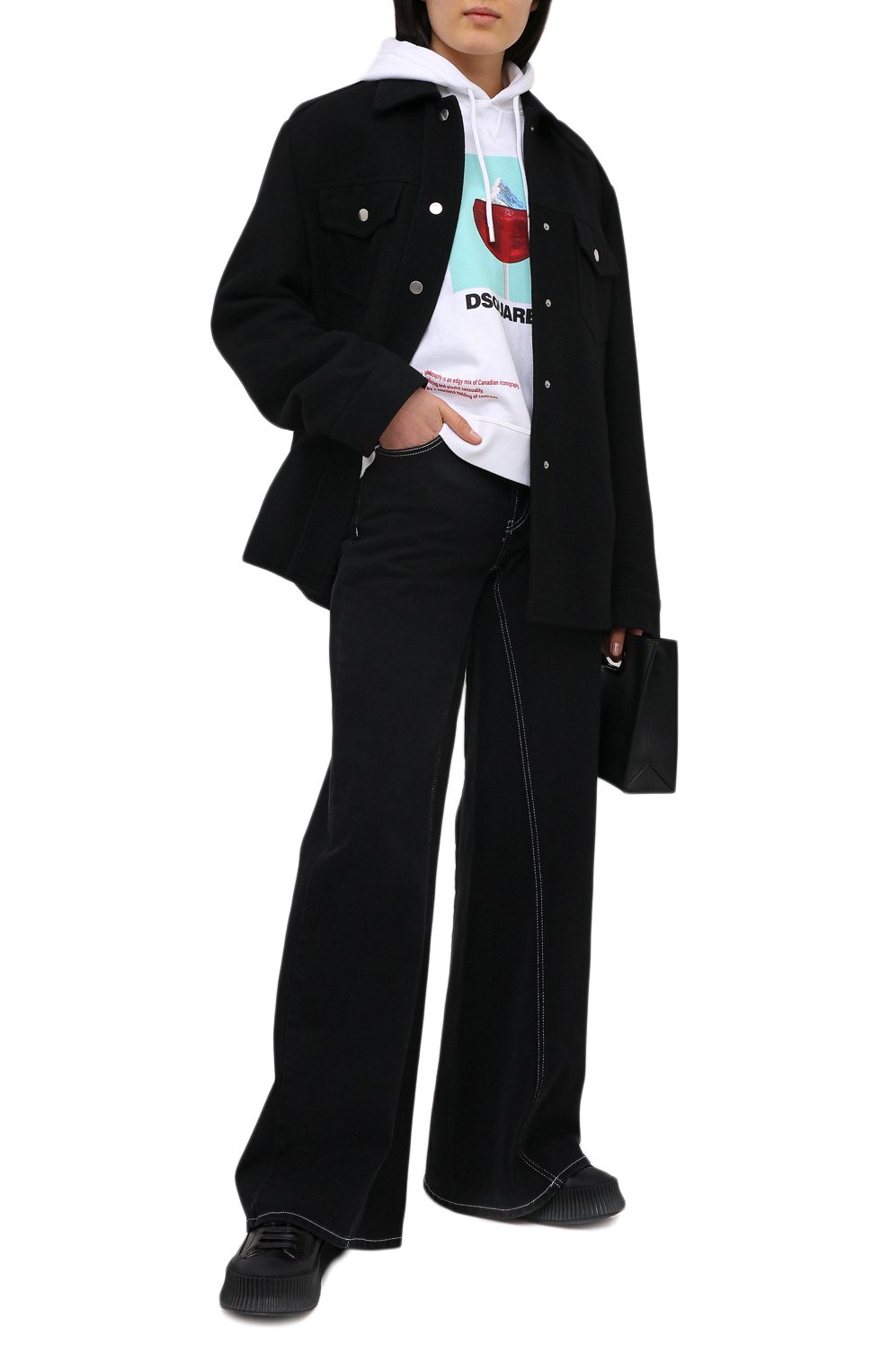 Хлопковое худи DSQUARED2, арт. S72GU0300/S25042, фото 2