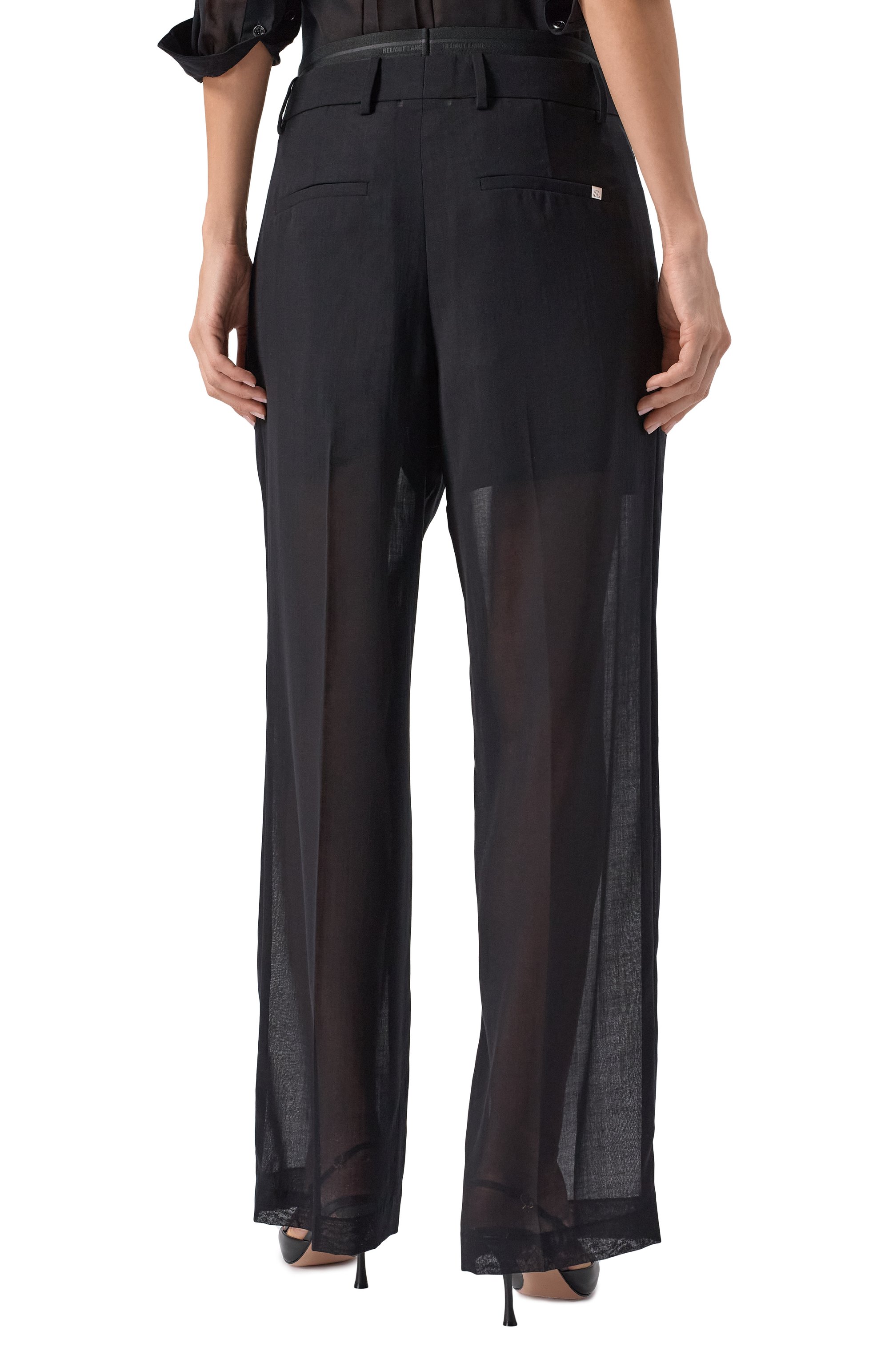 Шерстяные брюки HELMUT LANG, арт. P01HW202, фото 4