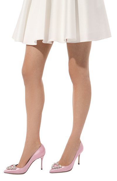 Текстильные туфли godiva precious 80 SERGIO ROSSI, арт. B09780/MTEZ02, фото 3