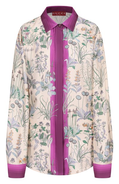 Женская шелковая рубашка GUCCI, арт. 856092/ZAUK7