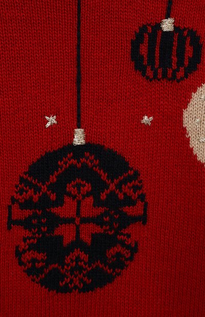 Шерстяной свитер IL GUFO красного цвета по цене 21600 руб., арт. A24MA456EM220/5A-8A, фото 3 Шерстяной свитер IL GUFO, арт. A24MA456EM220/5A-8A, фото 3