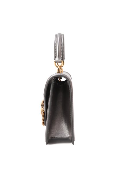 Сумка devotion small DOLCE & GABBANA серебряного цвета по цене 232000 руб., арт. BB6711/A1016, фото 4 Сумка devotion small DOLCE & GABBANA, арт. BB6711/A1016, фото 4