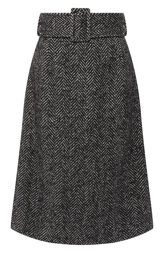

Шерстяная юбка Oscar de la Renta, Серый