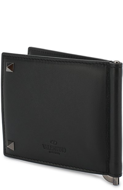 Кожаное портмоне с металлическими шипами  VALENTINO, арт. LY2P0654/VH3, фото 2