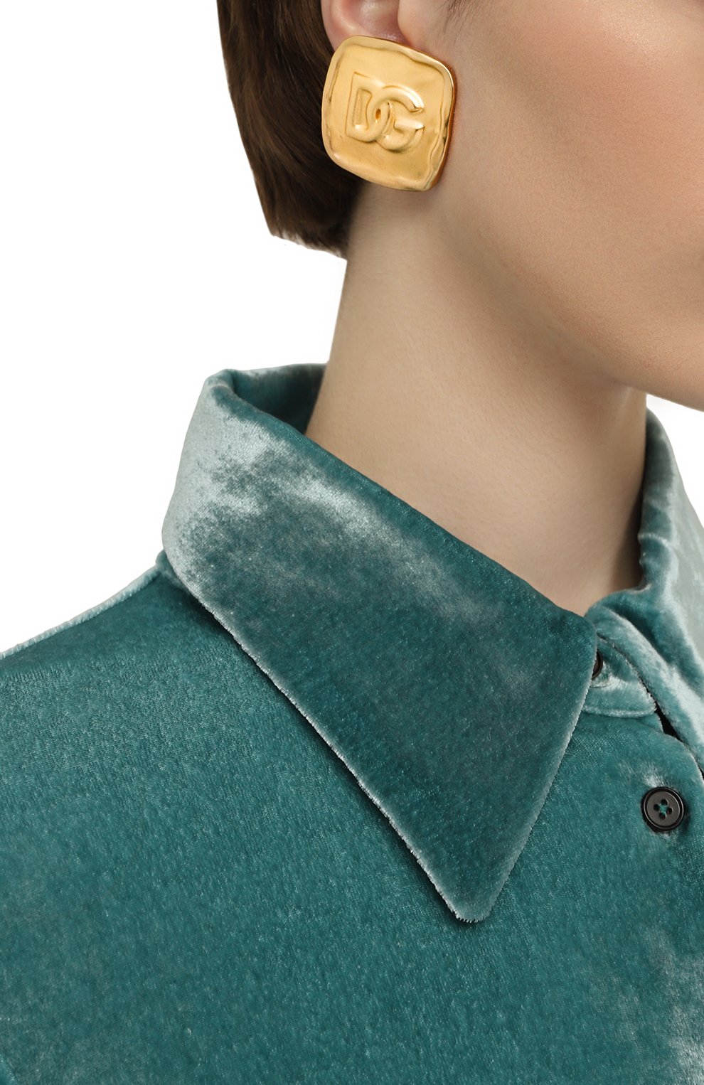 Клипсы DOLCE & GABBANA, арт. WEP8L2 W1111/G0LD, фото 2