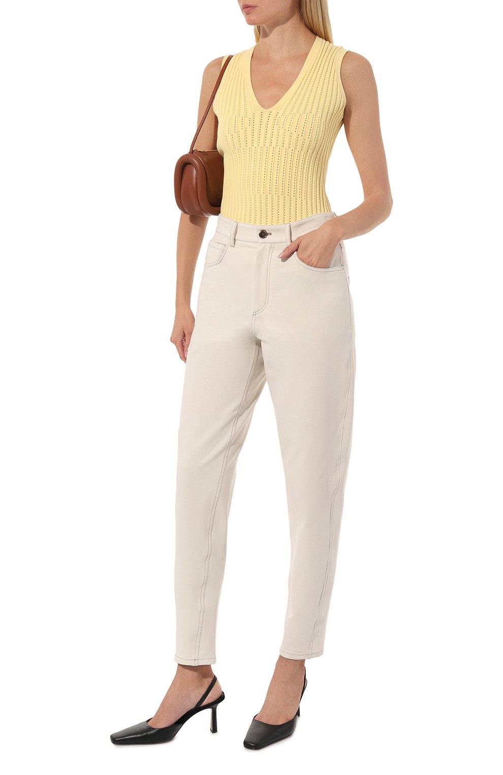 Хлопковые брюки BRUNELLO CUCINELLI, арт. M0R24P7753, фото 2