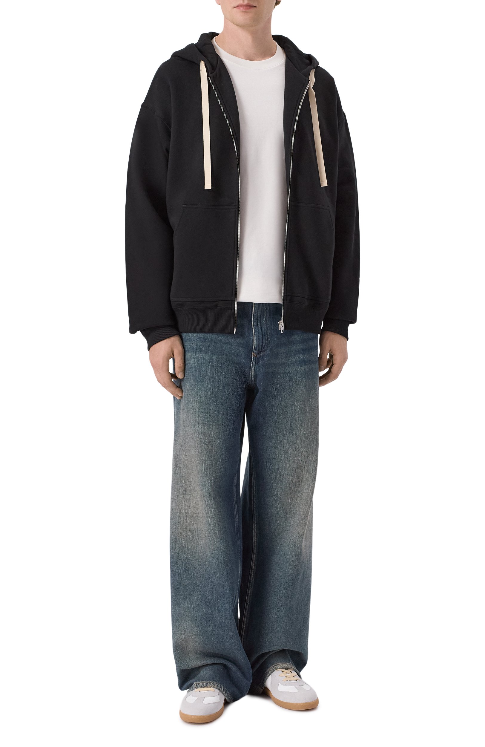 Хлопковая толстовка JIL SANDER черного цвета по цене 164500 руб., арт. J22HG0118/J20128, фото 2 Хлопковая толстовка JIL SANDER, арт. J22HG0118/J20128, фото 2