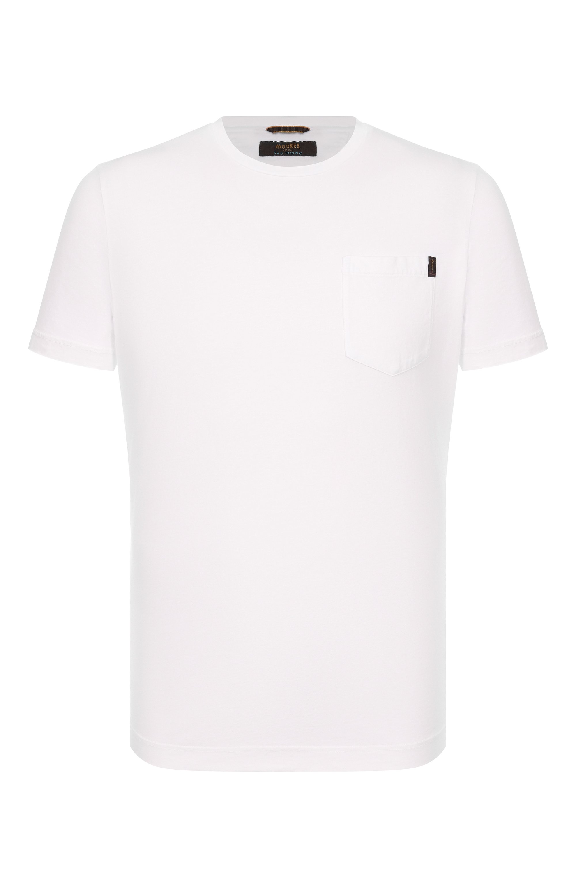 Хлопковая футболка MOORER, арт. BRUZI0/SI0, фото 1