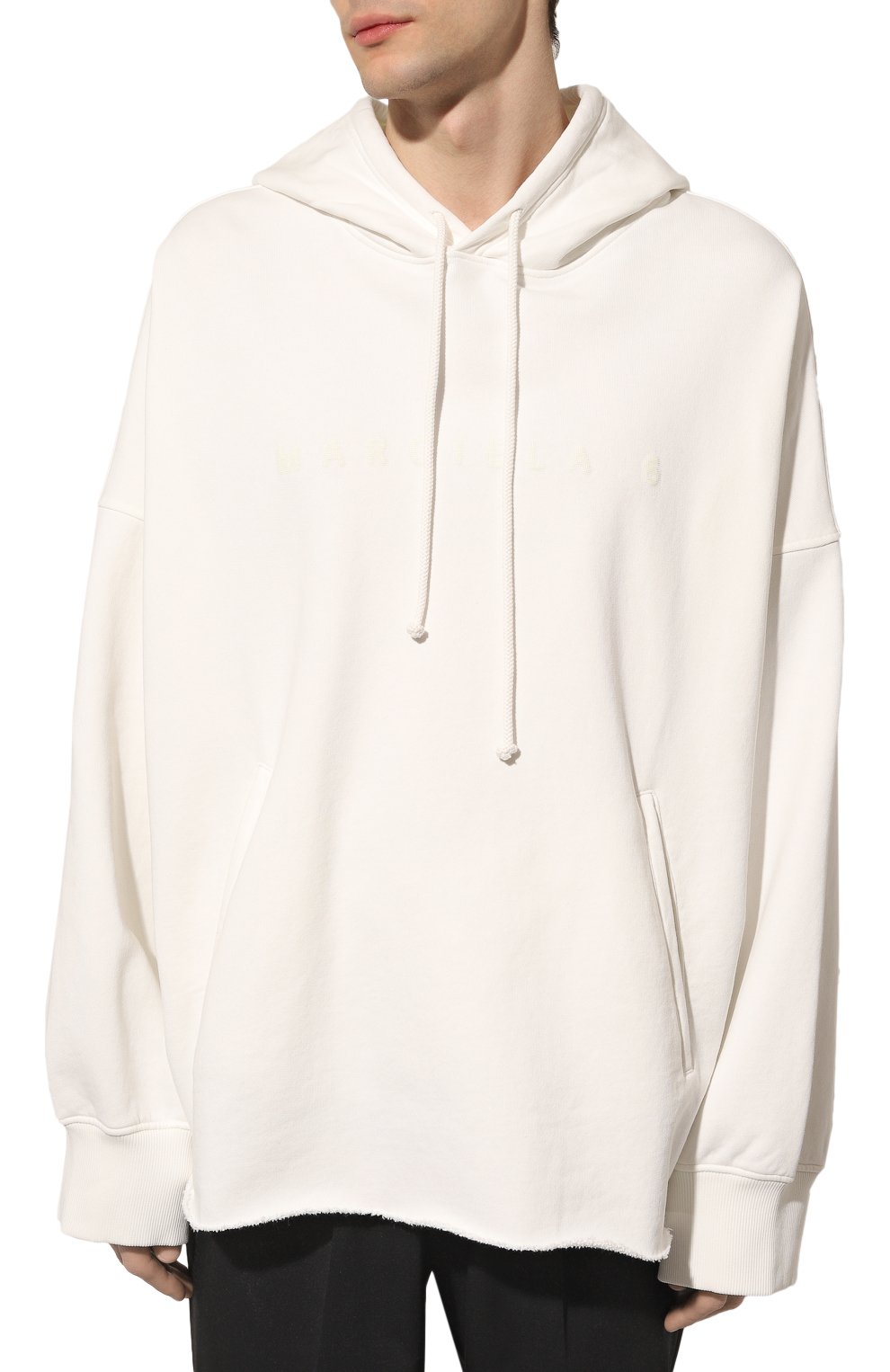 Хлопковое худи MM6, арт. S52GU0189/S25537, фото 3