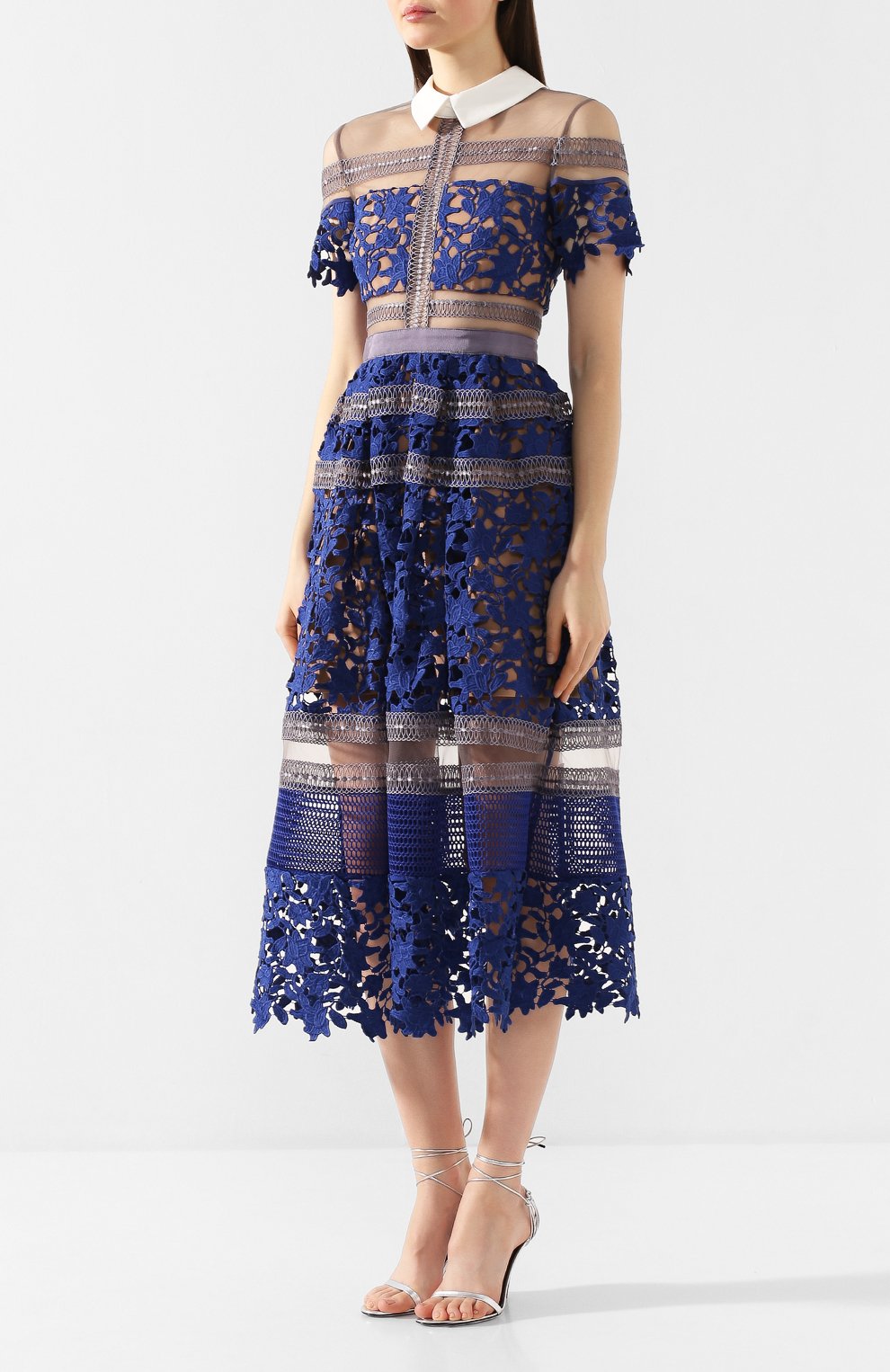 Платье-миди SELF-PORTRAIT, арт. SP5-040 P0, фото 3