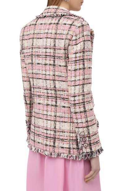Хлопковый жакет MSGM, арт. 3041MDG08 217102, фото 4