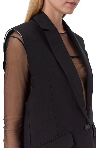 Жилет из шерсти и лиоцелла ISABEL BENENATO, арт. DW620S26, фото 5