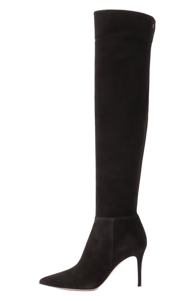 Замшевые ботфорты jules 85 GIANVITO ROSSI, арт. G80222.85RIC.C45NER0, фото 4