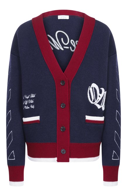 Женский шерстяной кардиган OFF-WHITE, арт. 0WHB04GF25KNI001