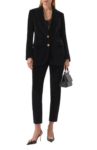 Женский бархатный жакет DOLCE & GABBANA, арт. F29V1T/FUVG7