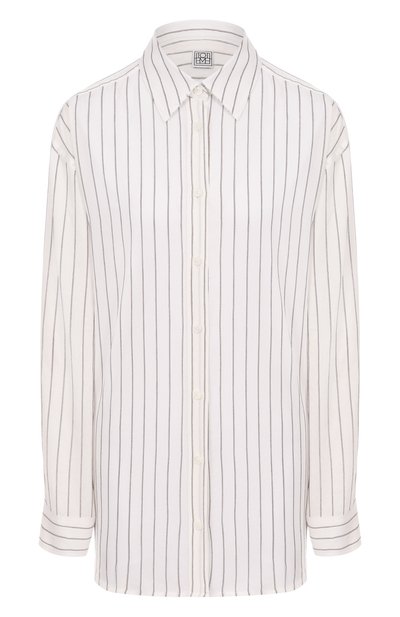 Женская блуза из вискозы и шелка TOTEME, арт. 253-WRT0480-FB0439