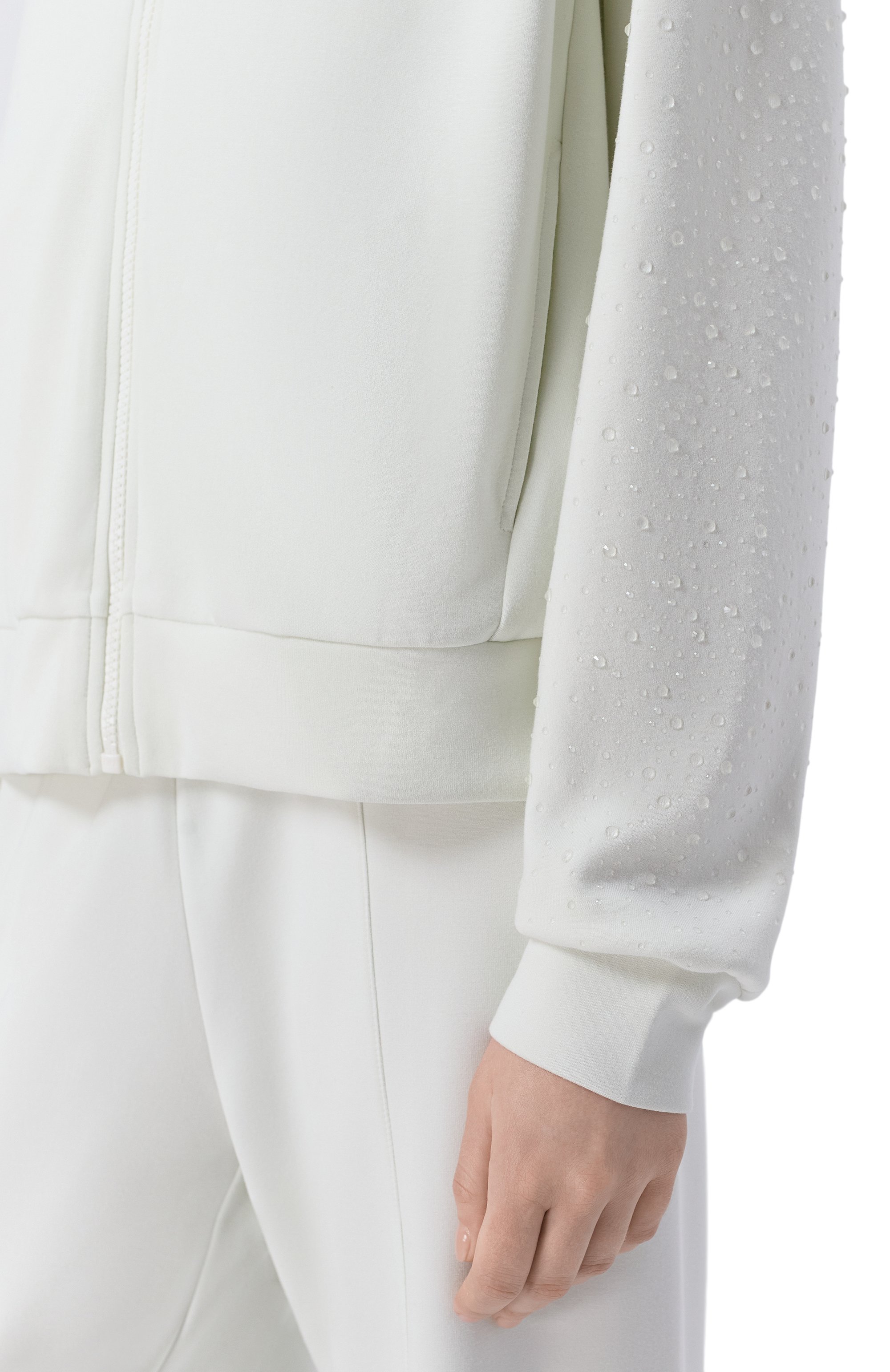 Толстовка с отделкой стразами EA7, арт. 7W001016/AF24375, фото 5