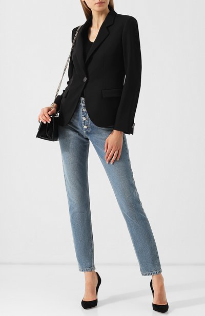 Приталенный шерстяной жакет GIORGIO ARMANI, арт. 8WHGG010/T00DY, фото 2