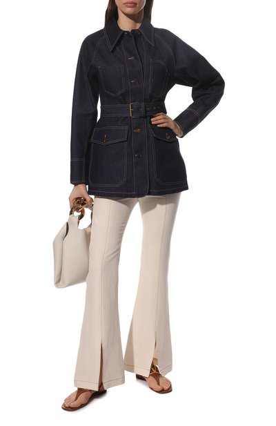 Кожаные сандалии vlogo signature VALENTINO, арт. XW2S0EA7/RZR, фото 2