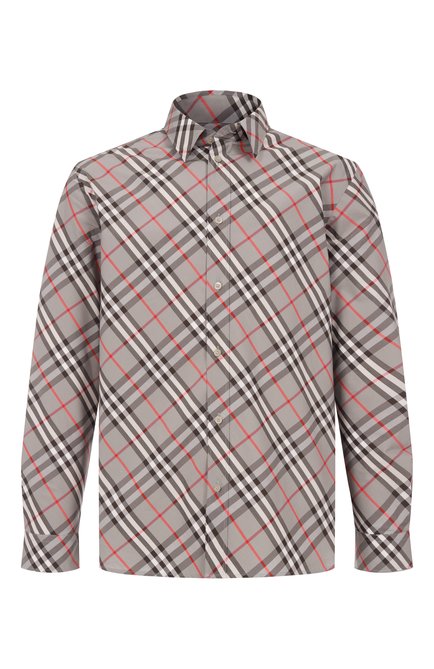 Мужская хлопковая рубашка BURBERRY, арт. 8113533