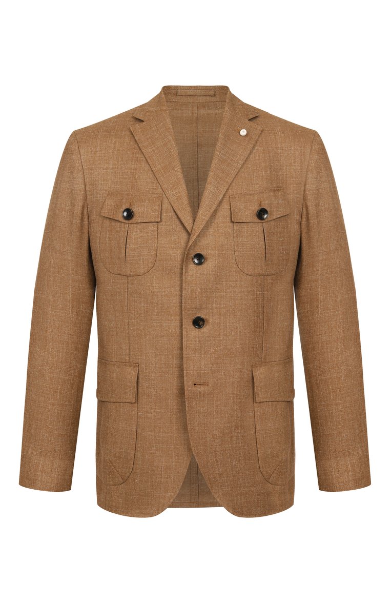 Пиджак из шерсти и шелка LUIGI BIANCHI, арт. 2564/52003, фото 1