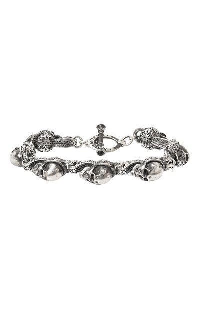 Мужской браслет funny skulls GL JEWELRY, арт. M400011-S97-01