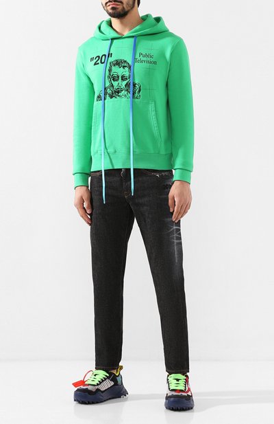 Комбинированные кроссовки odsy-1000 OFF-WHITE, арт. 0MIA139F198000403020, фото 2