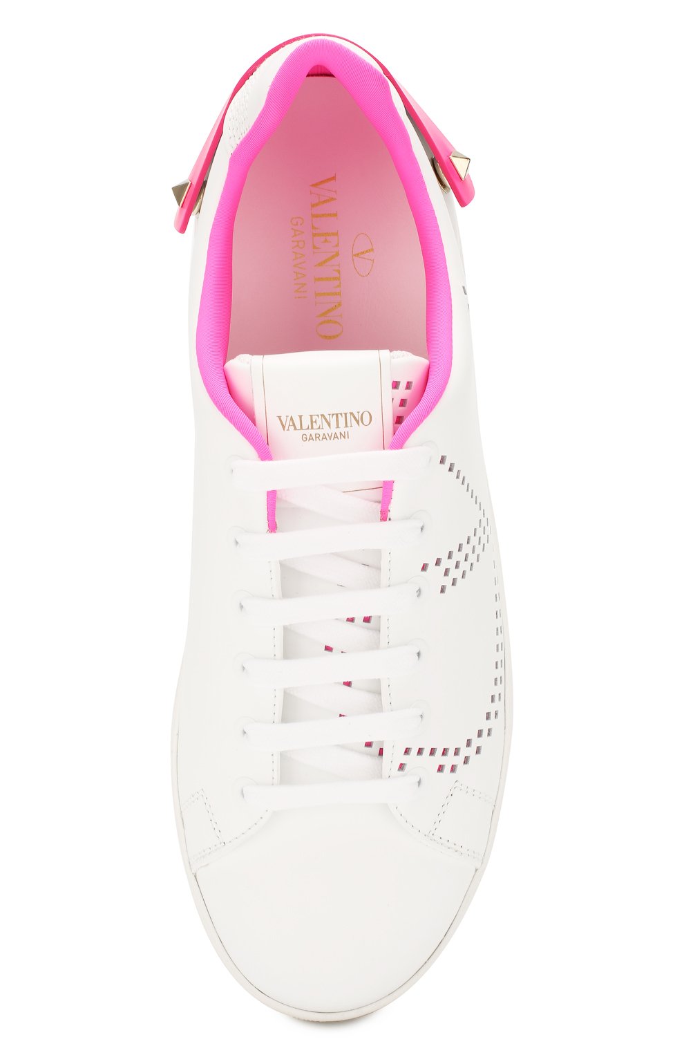 Кожаные кеды backnet VALENTINO, арт. TW0S0M20/MSS, фото 5