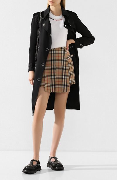 Хлопковая футболка BURBERRY, арт. 8029560, фото 2