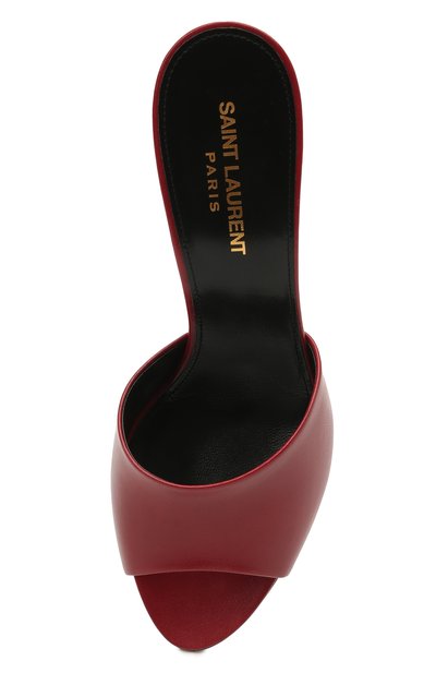 Кожаные мюли sexy SAINT LAURENT, арт. 650474/1ZJ00, фото 5