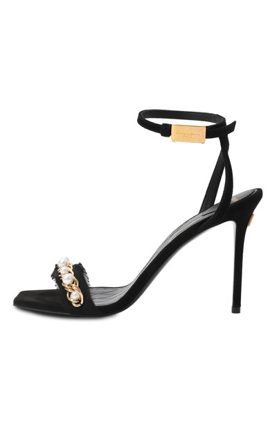 Замшевые босоножки pb 95 BALMAIN, арт. EN0UH135/LVRI, фото 4