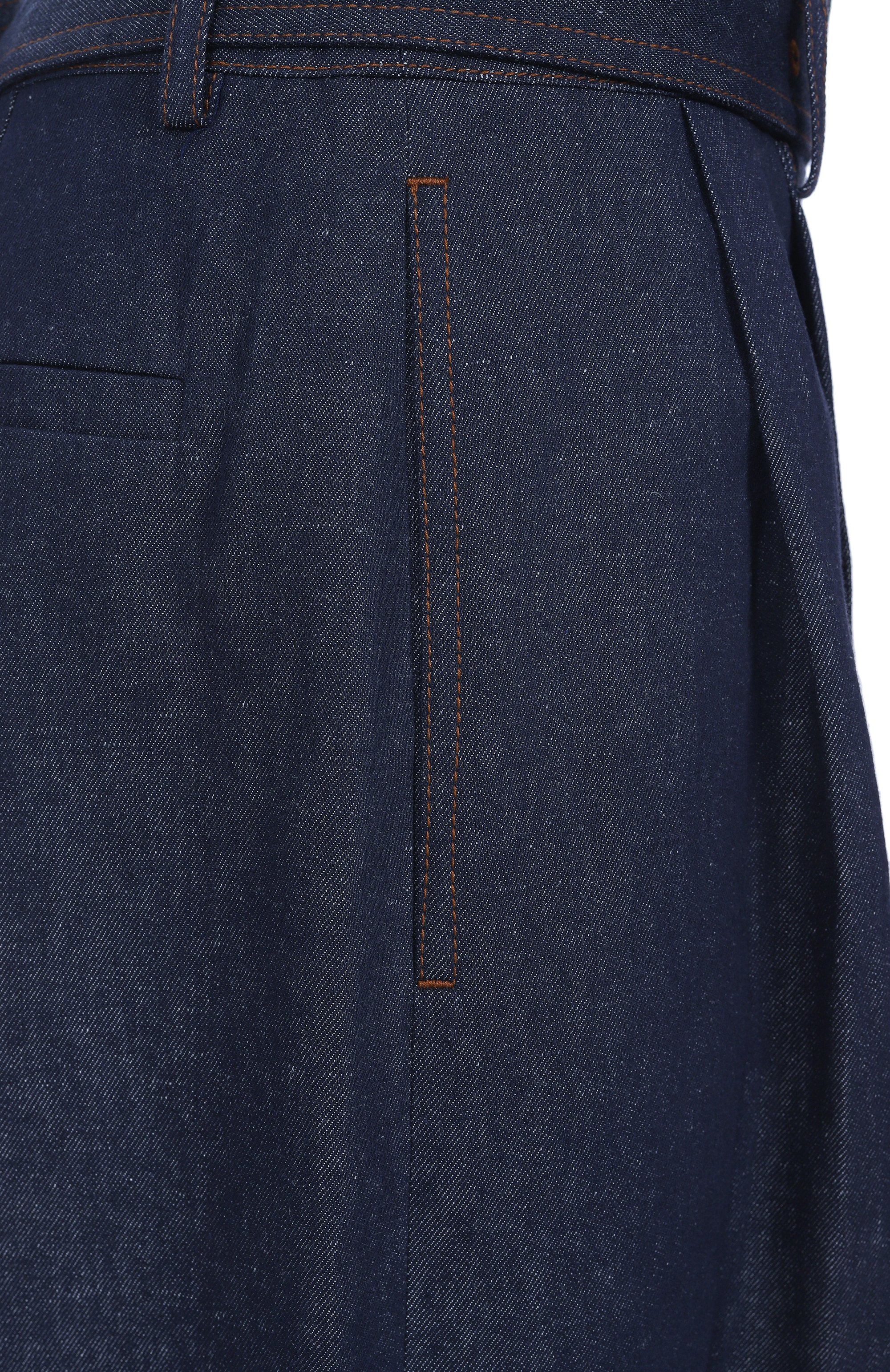 Брюки JUUN.J темно-синего цвета по цене 65200 руб., арт. JW5321W06P, фото 6 Брюки JUUN.J, арт. JW5321W06P, фото 6