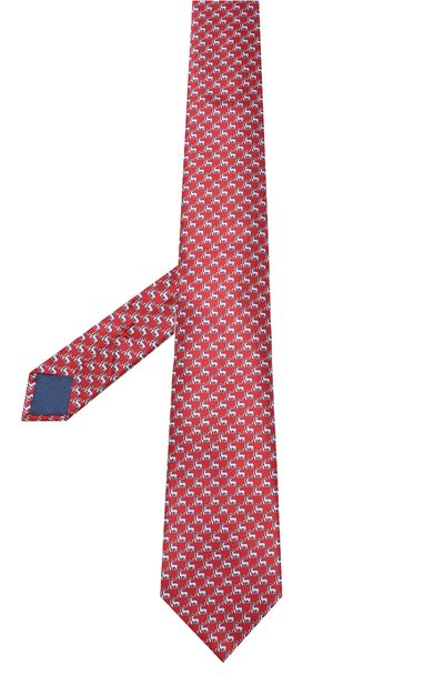 Шелковый галстук CORNELIANI красного цвета по цене 17350 руб., арт. 85U390-0120332/00, фото 2 Шелковый галстук CORNELIANI, арт. 85U390-0120332/00, фото 2