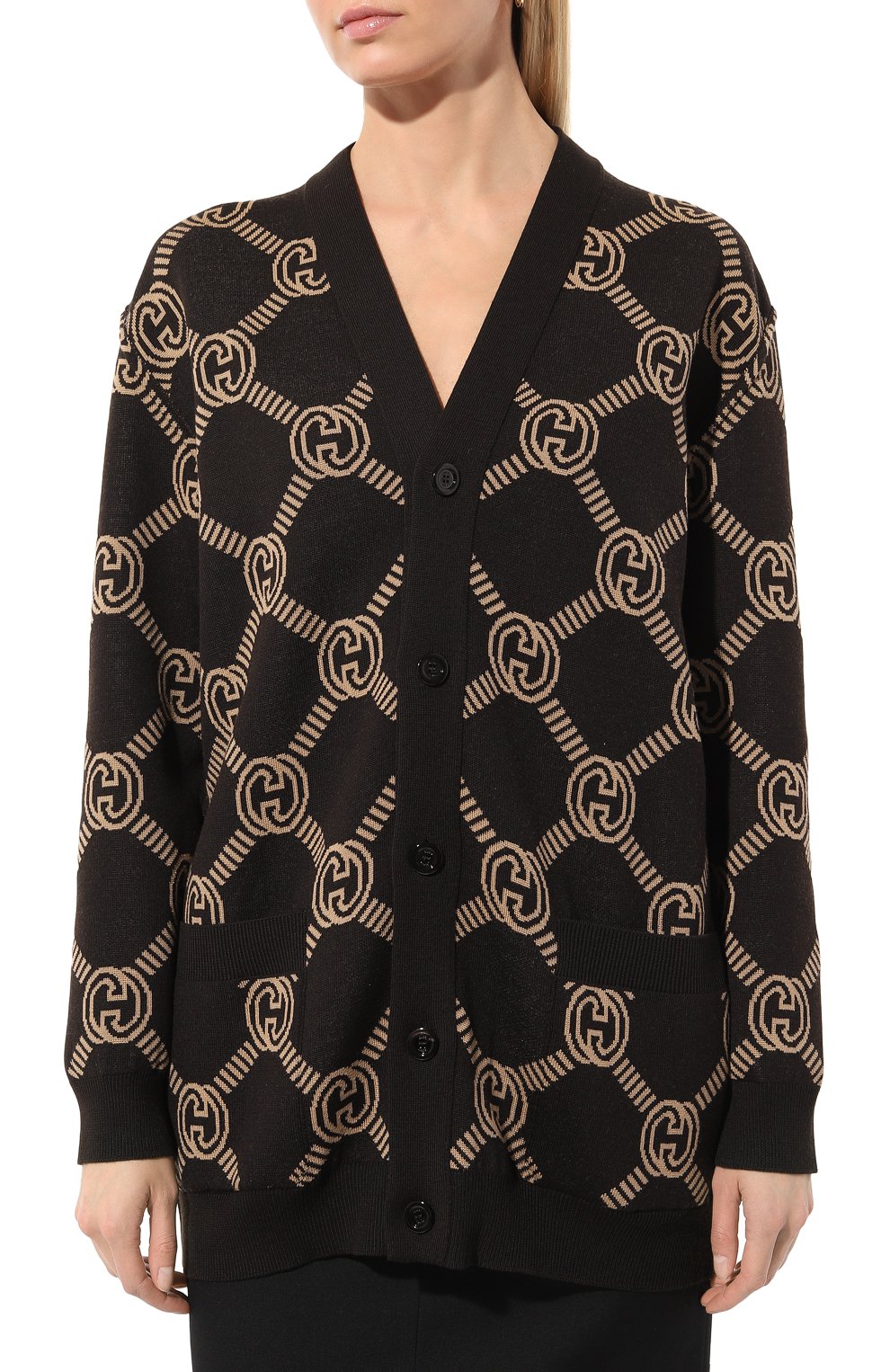 Шерстяной кардиган GUCCI, арт. 678308/XKB7T, фото 6