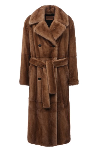 Женская шуба из норки YVES SALOMON, арт. 21WYM34925VFLX/REDGL