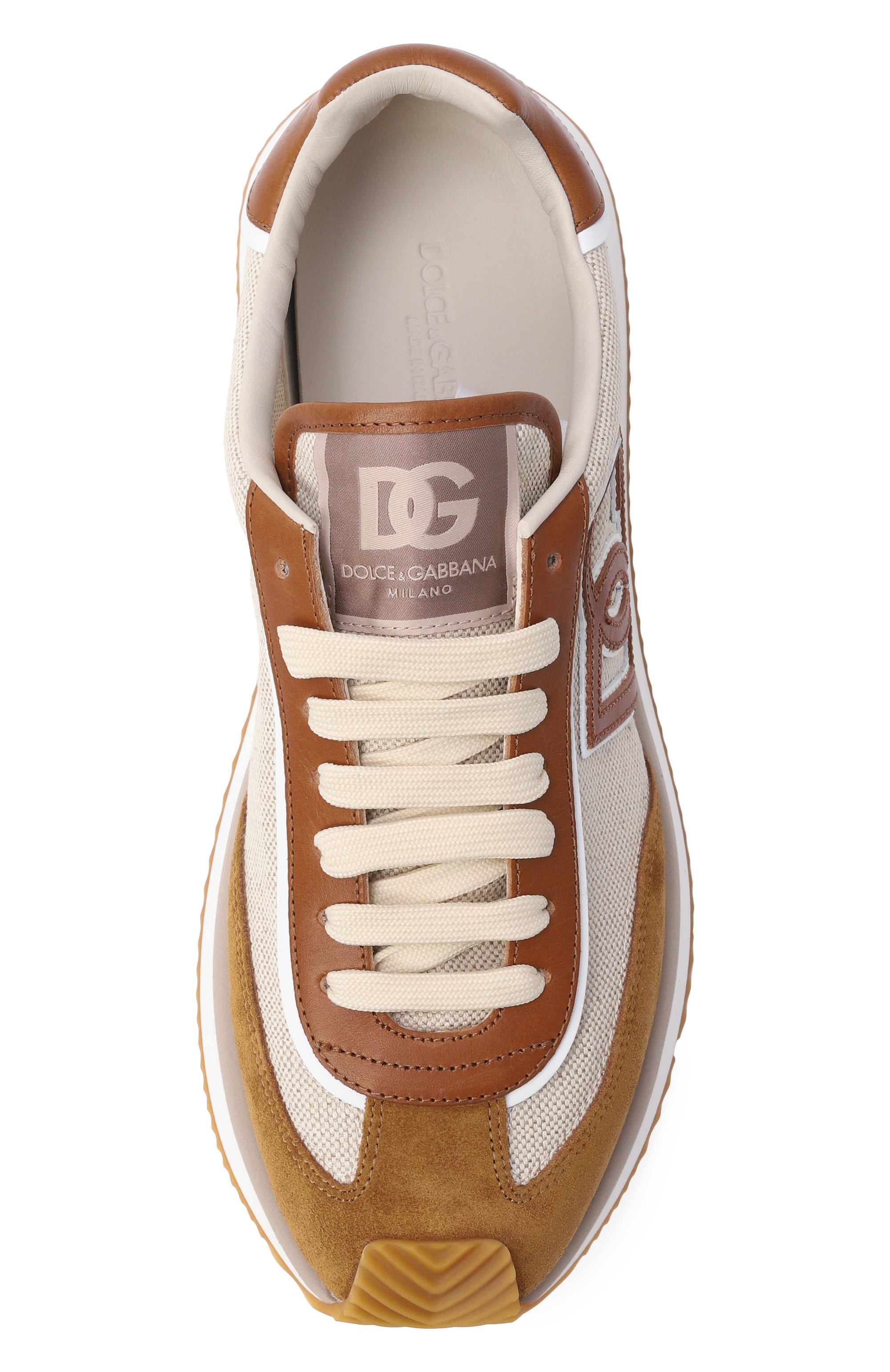 Комбинированные кроссовки dg cushion DOLCE & GABBANA, арт. CS2288/A0127, фото 5