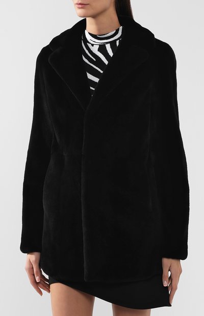 Шуба из меха норки SAINT LAURENT черного цвета по цене 1965000 руб., арт. 563661/Y7UR2, фото 3 Шуба из меха норки SAINT LAURENT, арт. 563661/Y7UR2, фото 3