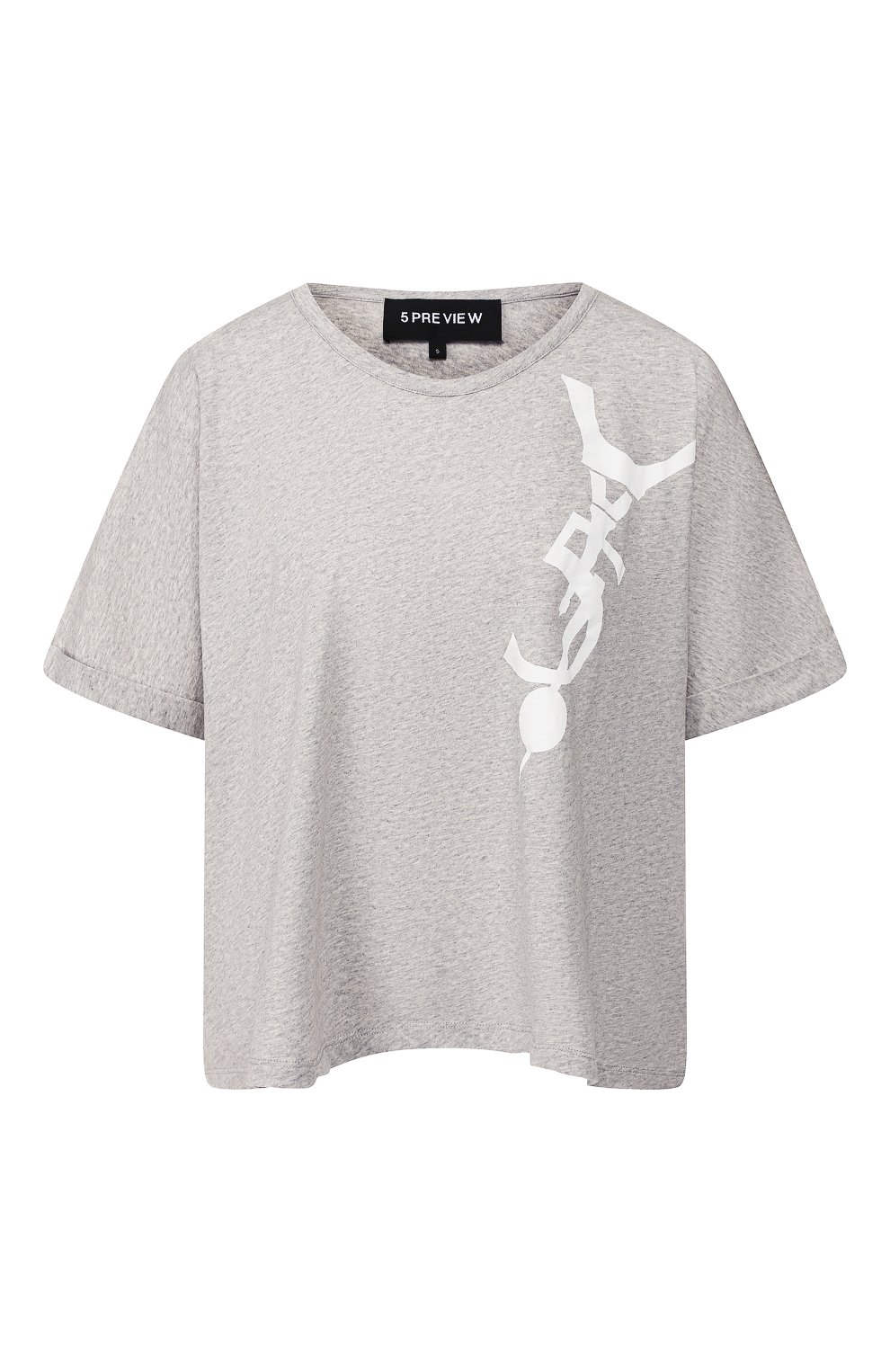 Хлопковая футболка 5PREVIEW, арт. UPB420, фото 1