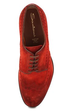 Замшевые дерби SANTONI, арт. MCC015761PC4NRVLA45, фото 1