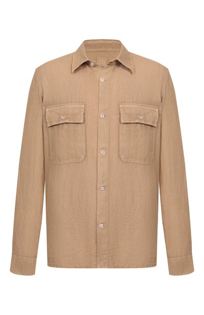 Мужская льняная рубашка 120% LINO, арт. 33ALIM19SG/0115/000