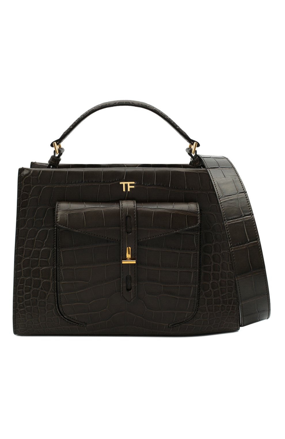 Сумка t twist small из кожи аллигатора TOM FORD, арт. L1203T-EAL001/AMIS, фото 6