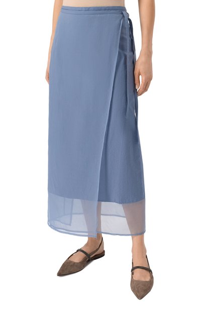 Хлопковая юбка BRUNELLO CUCINELLI, арт. ML140G3826, фото 3