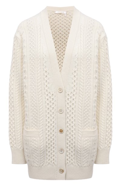 Женский кардиган из шерсти и кашемира CHLOÉ, арт. CHC21WMC05580