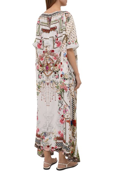 Шелковая туника CAMILLA белого цвета по цене 58950 руб., арт. 7852, фото 4 Шелковая туника CAMILLA, арт. 7852, фото 4