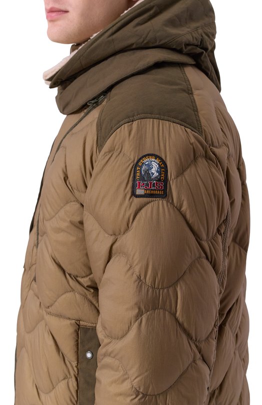 Пуховая куртка Parajumpers 25WMPMPUUD02 Хаки  25WMPMPUUD02 Фото 5